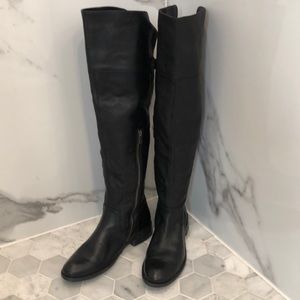 FRYE~OVER THE KNEE~SOFT LEATHER BOOTS~BLACK~SZ 9